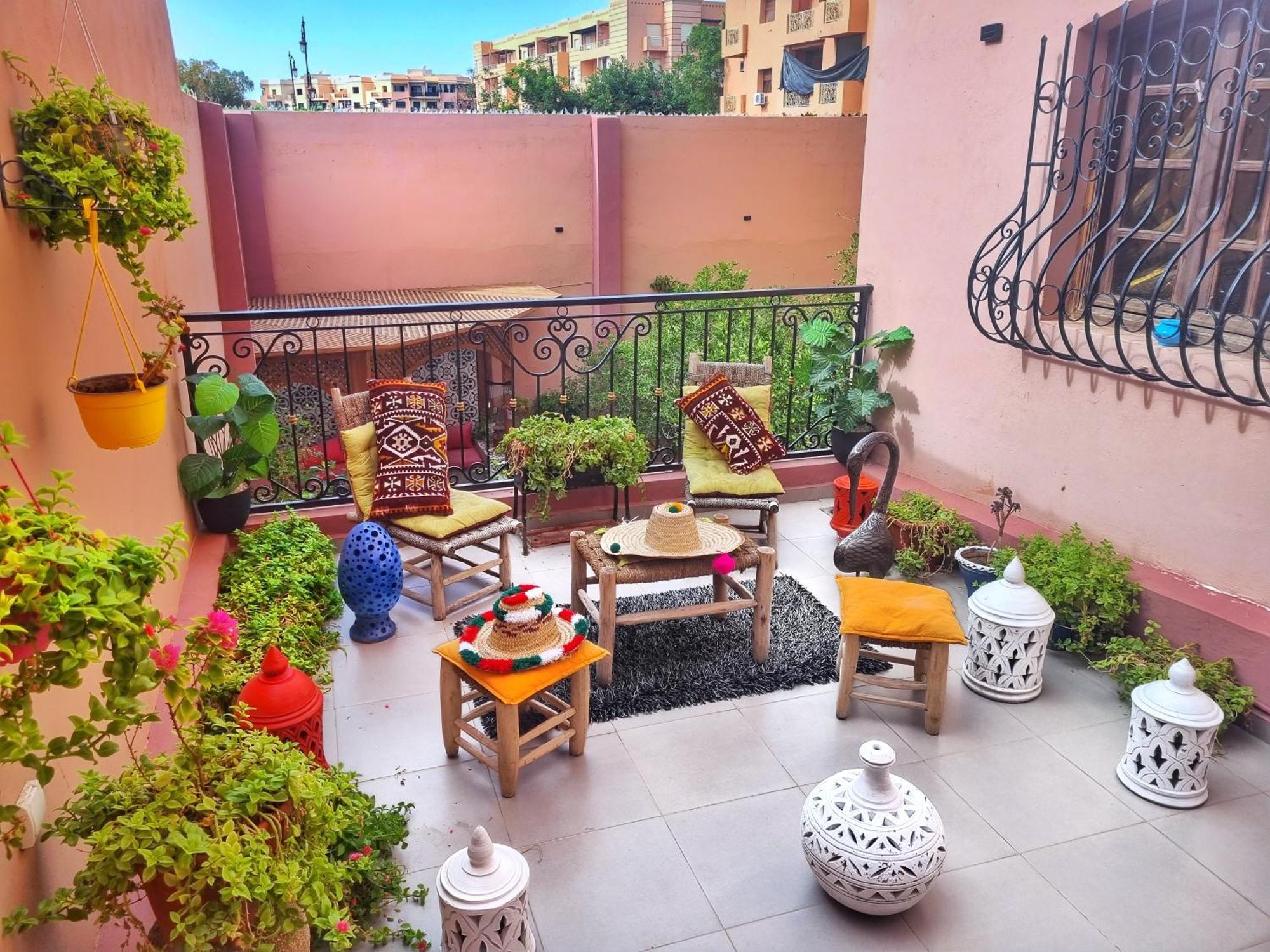 Oranger Family House City Center, Private Large House, Terasse Garden View, Free Parking Marrakesh Exterior photo