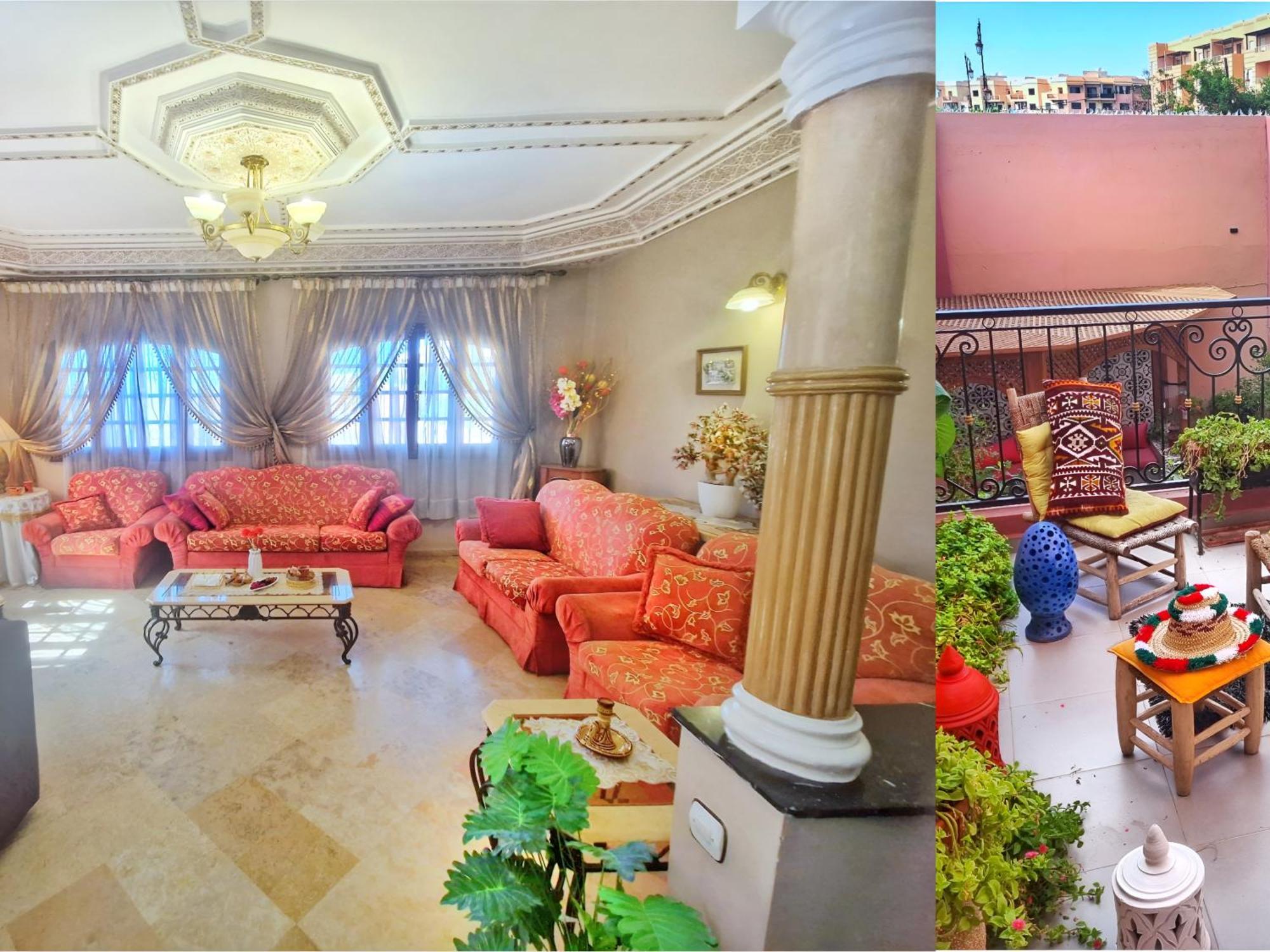 Oranger Family House City Center, Private Large House, Terasse Garden View, Free Parking Marrakesh Exterior photo